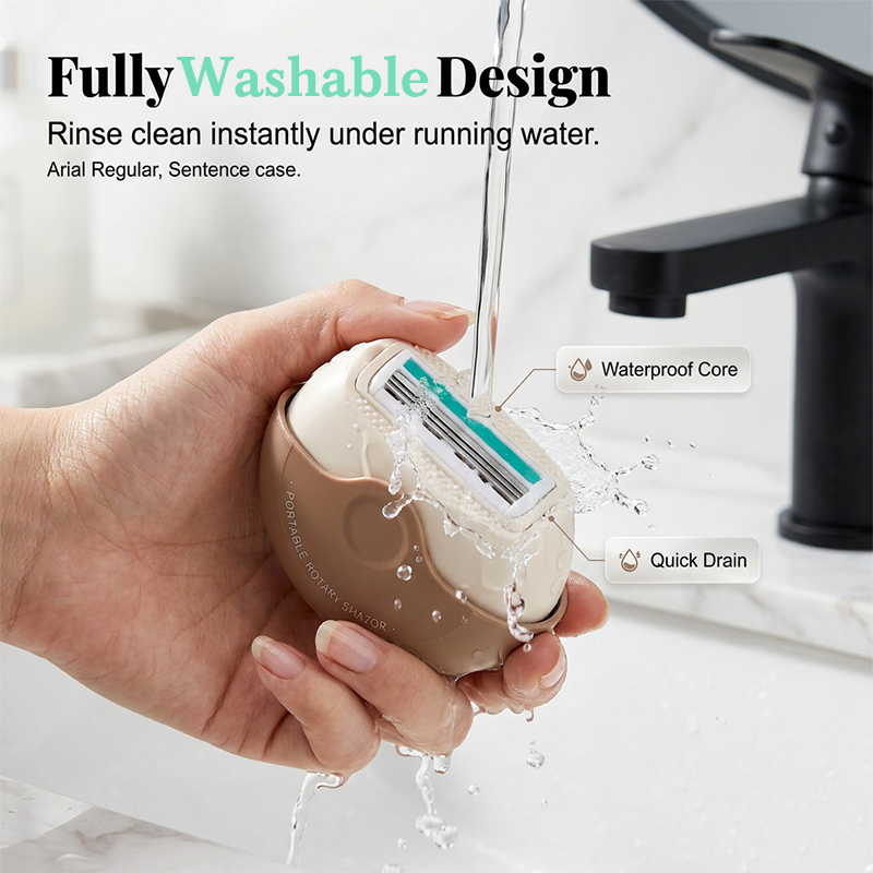 Portable 3-Layer Hair Shaver with Rotating Cover-Navalonixcosh®