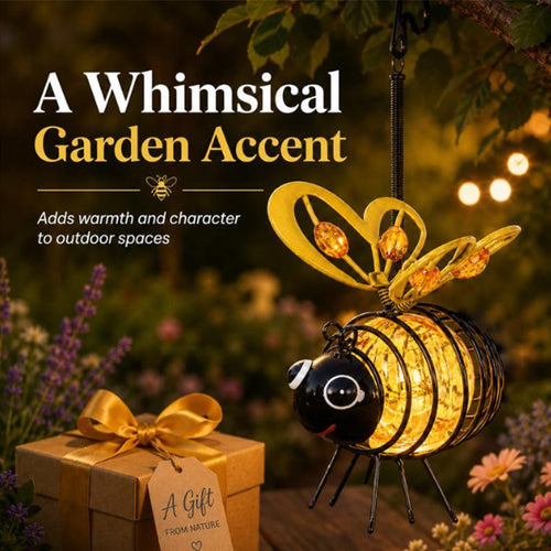 🐝Outdoor Hanging Solar Bee Light - Perfect Gift For Plant Lovers Moms Or Literally Anyone Who Smiles❤️-Navalonixcosh®