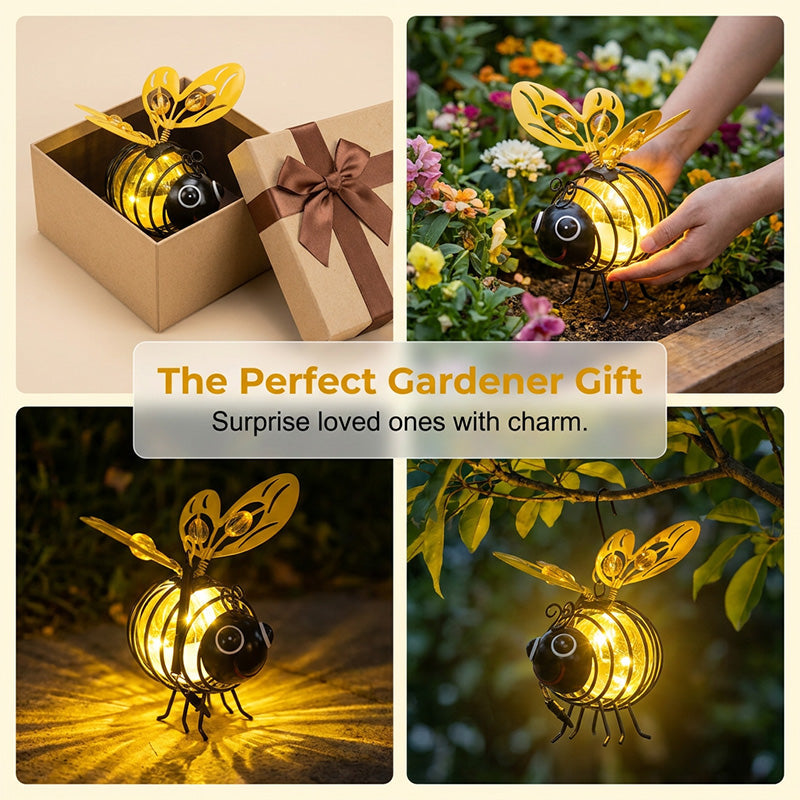 🐝Outdoor Hanging Solar Bee Light - Perfect Gift For Plant Lovers Moms Or Literally Anyone Who Smiles❤️-Navalonixcosh®