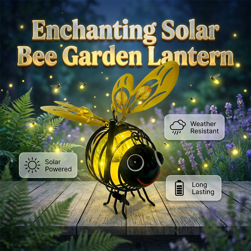 🐝Outdoor Hanging Solar Bee Light - Perfect Gift For Plant Lovers Moms Or Literally Anyone Who Smiles❤️-Navalonixcosh®