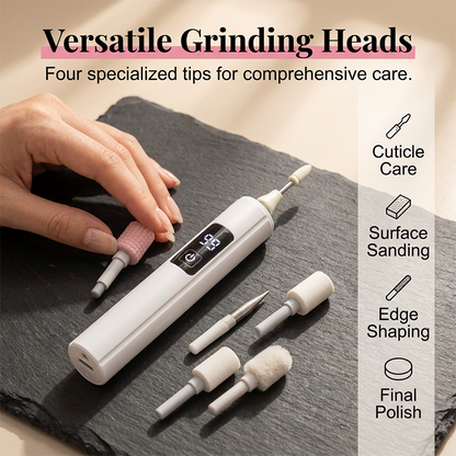 🥳2026 HOT SALE🥳💞50K+ SOLD!💅✨ 50% OFF! Professional Electric Nail Polisher – Smooths thick nails, 99-speed display. Multiple heads for shaping & buffing. Salon at home! 🌟💎-Navalonixcosh®