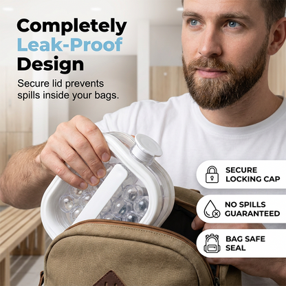 🌞Summer New Hot Selling 40% OFF🎁💦Portable Silicone Ice Ball Kettle for Camping, Beach & Pool Parties🧊---Devareon