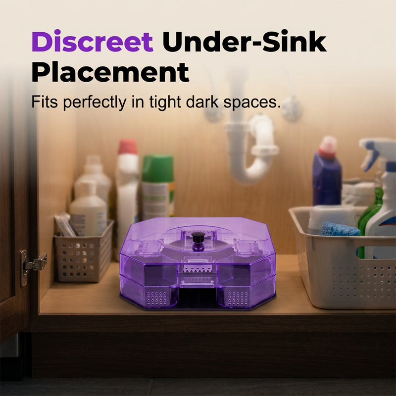 ⏳Time-Limited Special⏰ Reusable Roach Trap – Physical capture, no toxic sprays. One‑way doors, easy to check & clean. Safe for homes with kids & pets! 🏠✨-Navalonixcosh®
