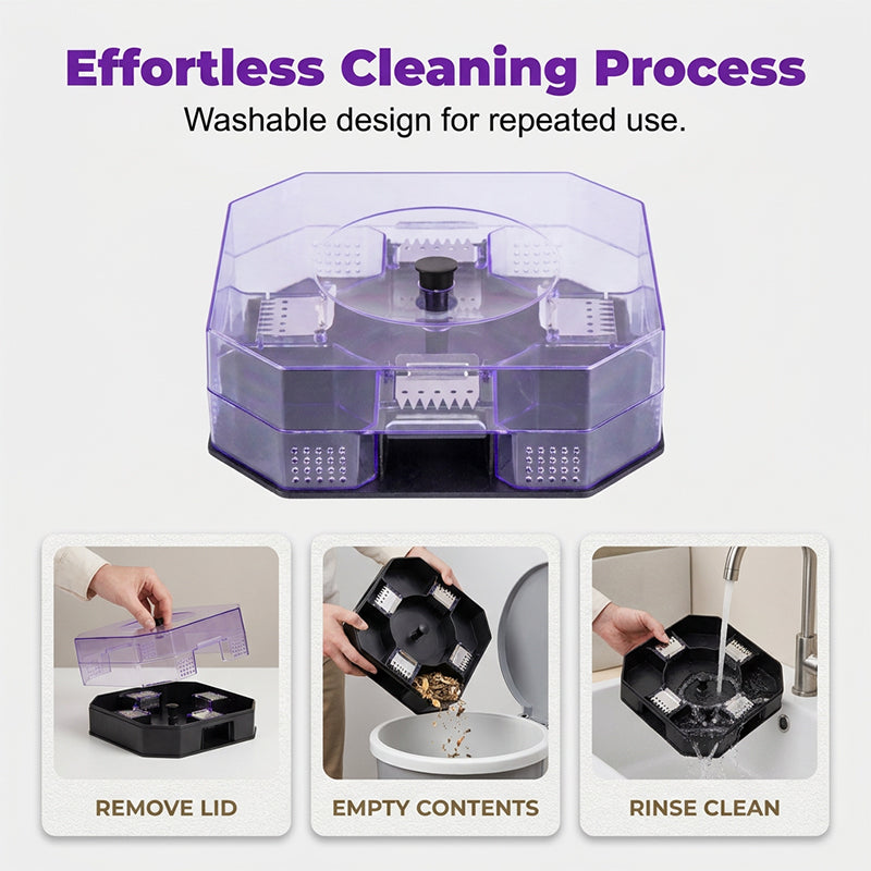⏳Time-Limited Special⏰ Reusable Roach Trap – Physical capture, no toxic sprays. One‑way doors, easy to check & clean. Safe for homes with kids & pets! 🏠✨-Navalonixcosh®