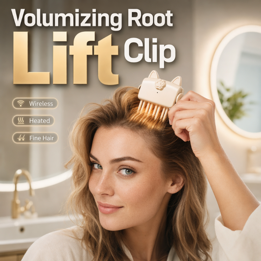 upsell🎉48K+ Sold 💇 Wireless Heated Volumizing Root Lift Clip, Portable Travel Hair Styling Tool for Flat Fine Hair