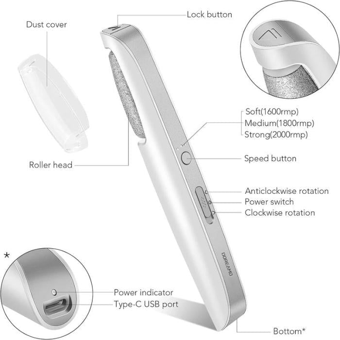 ✨Portable Electric Feet Callus Remover🎁🦶-Navalonixcosh®